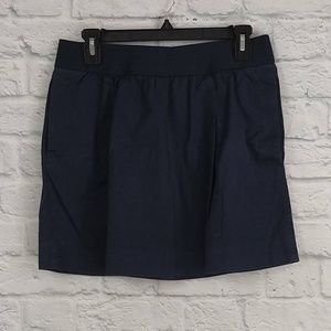 J. Crew | Navy Blue Circle Mini Skirt